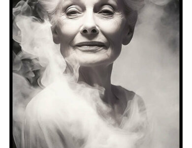 16.03 Black White Woman Wish